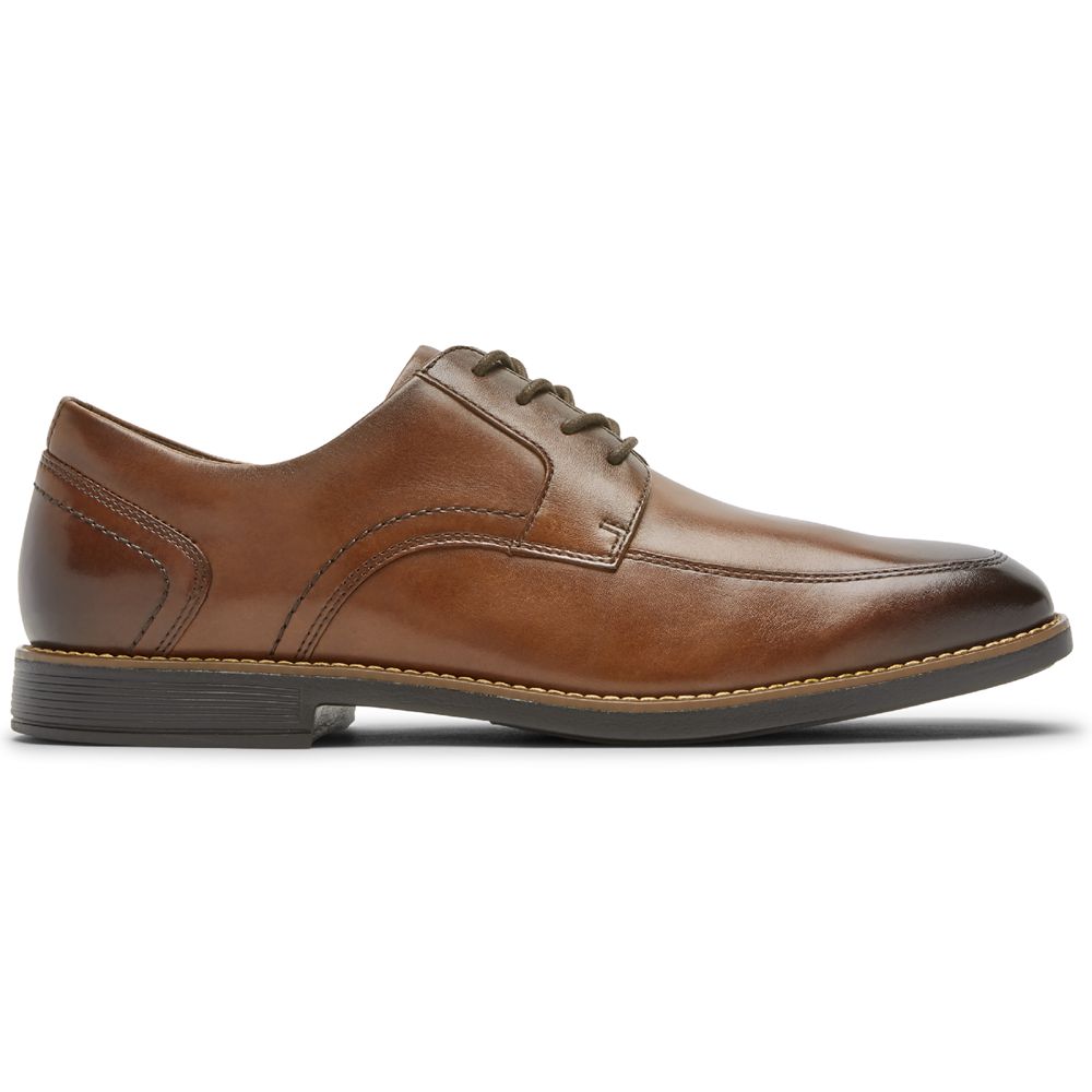 Pantofi Oxford Barbati Rockport Slayter Apron Toe Maro - Romania 6847-USTPW